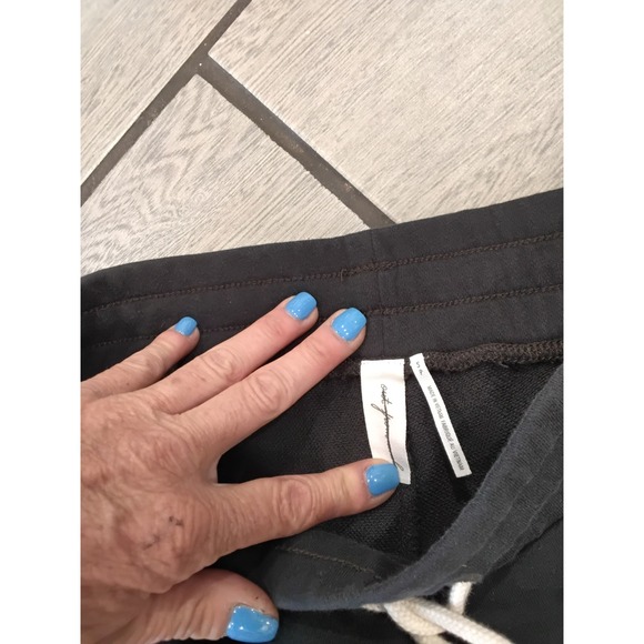 Out From Under Urban Outfitters Black French Terry Drawstring Lounge Shorts S - Picture 2 of 3